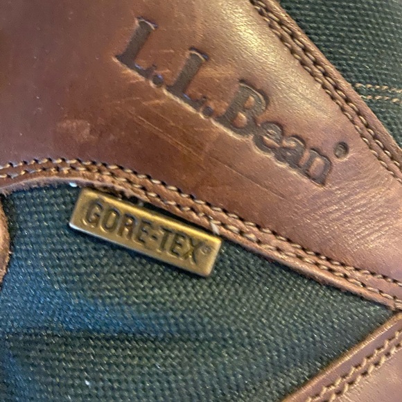 LL Bean Women’s Gore-Tex Hiking Boots Leather&Denim - Picture 2 of 6